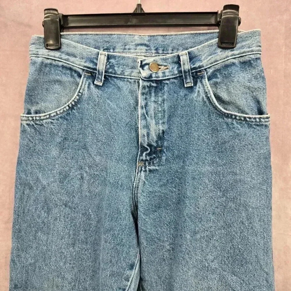 Rustler Jeans Blue Denim Button & Zipper Fly Size 16 Regular - Picture 3 of 6